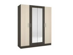 Шкаф 4х-створчатый Леси, венге