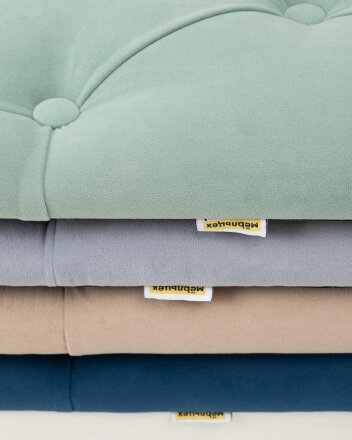 Тумба для обуви Лина, белый / бирюза 